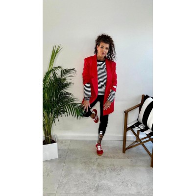 Bluza PASKI | czarno-białe