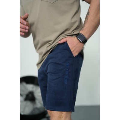 Szorty  BG SUEDE | granat