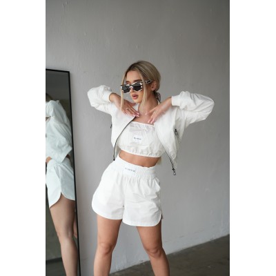 Szorty BG ON ME | białe