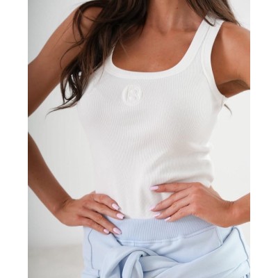 Top z logo B | biały