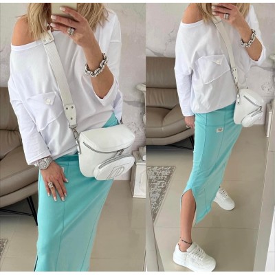 Spódnica sportowa| turkusowa